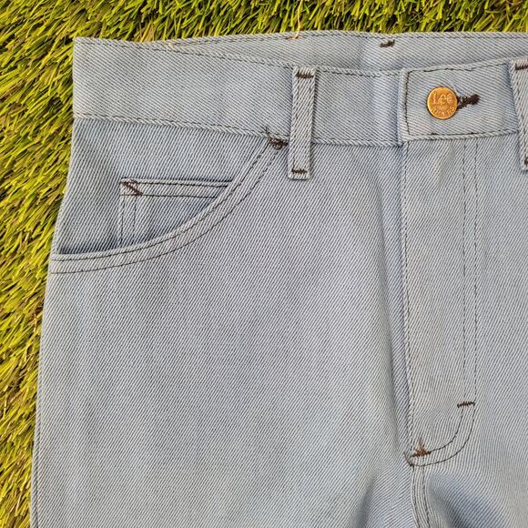 Vintage 70s LEE Riders Polyester Pants 28x34 USA - Picture 15 of 16